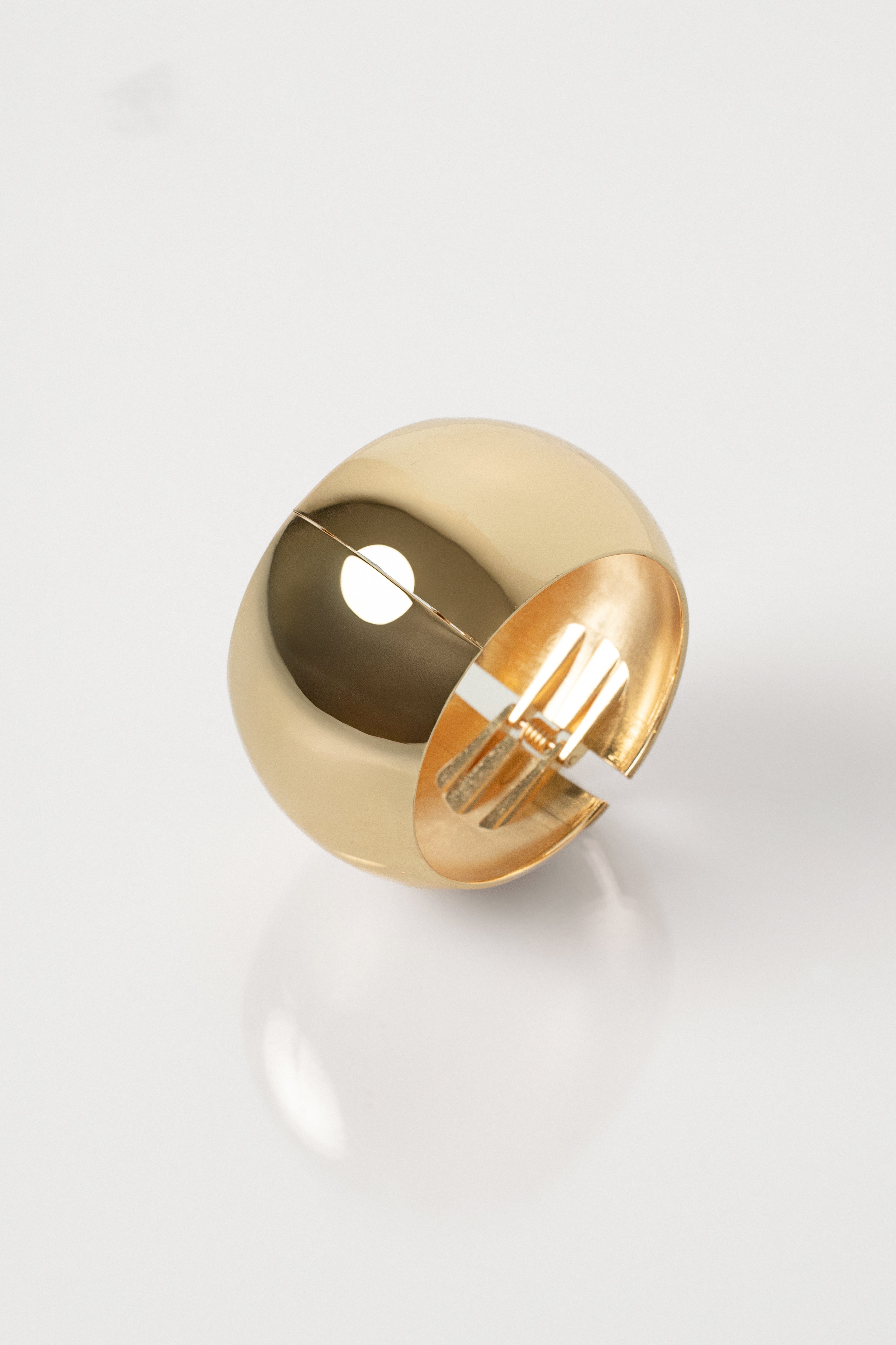 Gold Classic Shine Hinge Bracelet