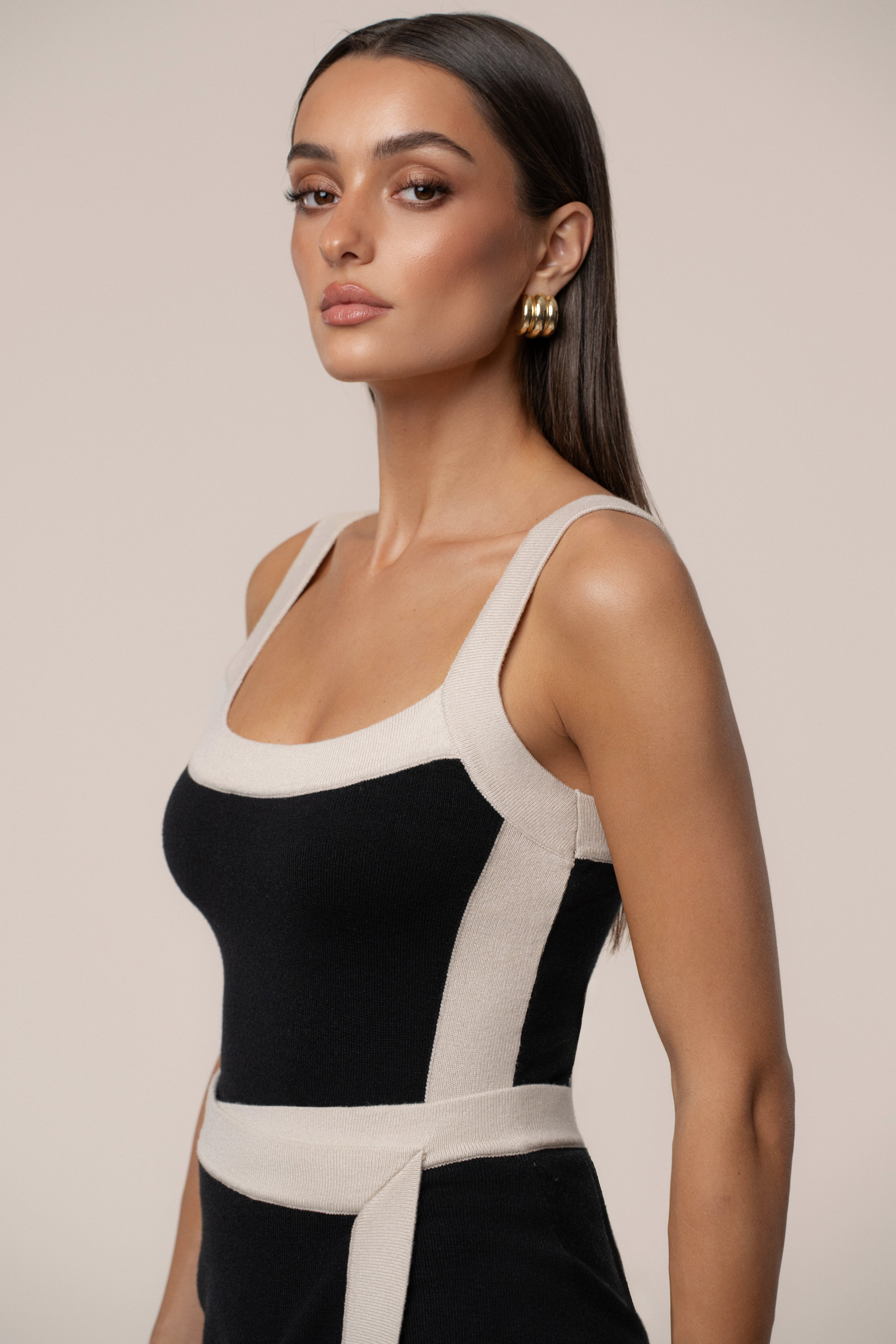 Black/Milk Coast Is Clear Skirt Set