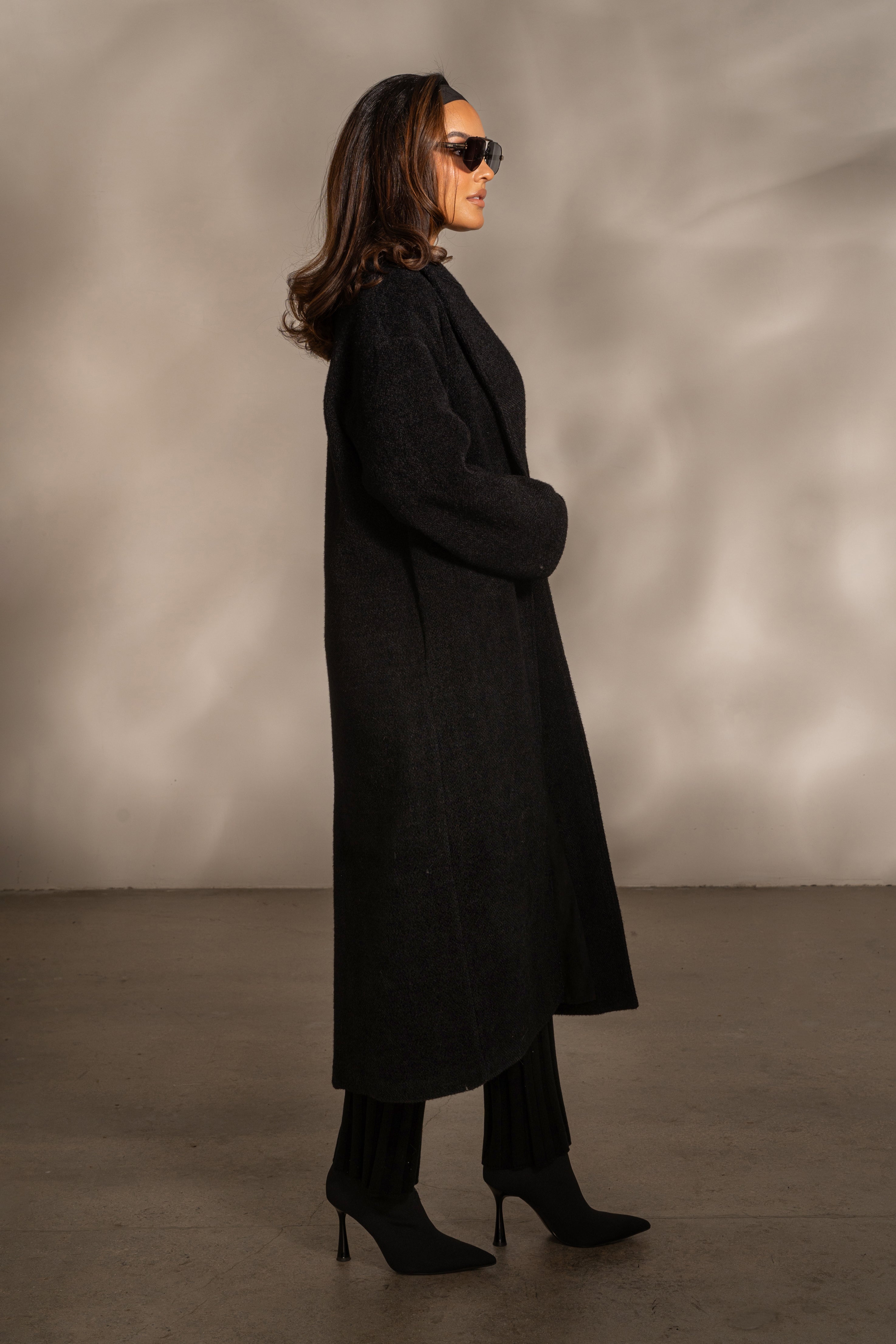 Black Dion Oversized Coat
