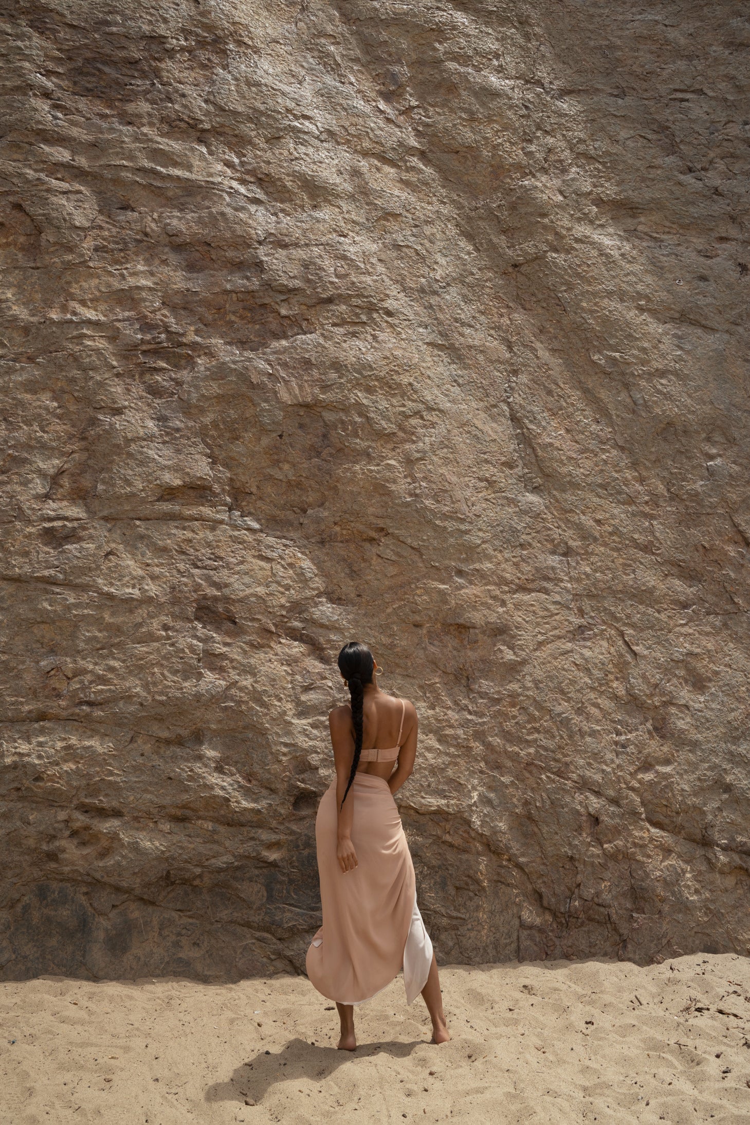 Tan Uncharted Waters Sarong
