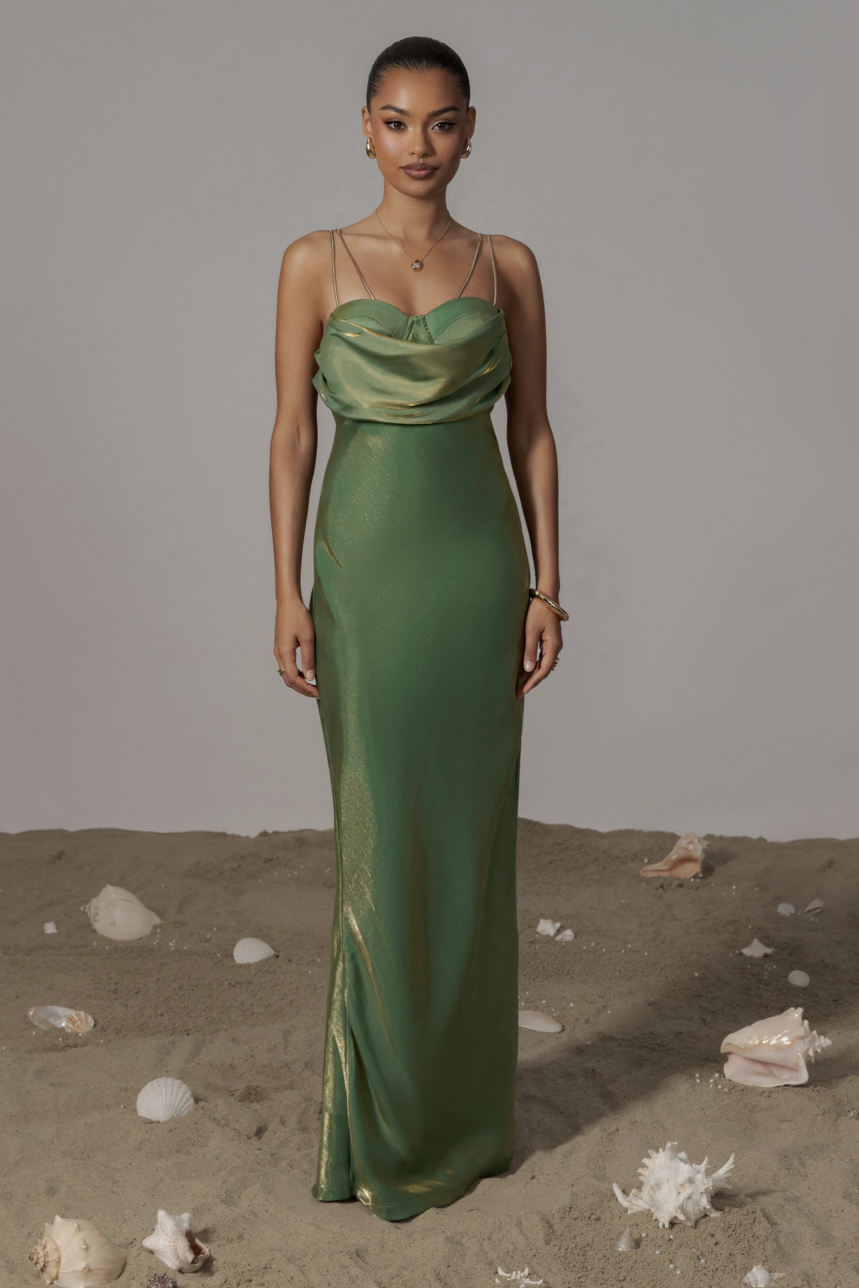 Green Iridescent Visions Of You Dress