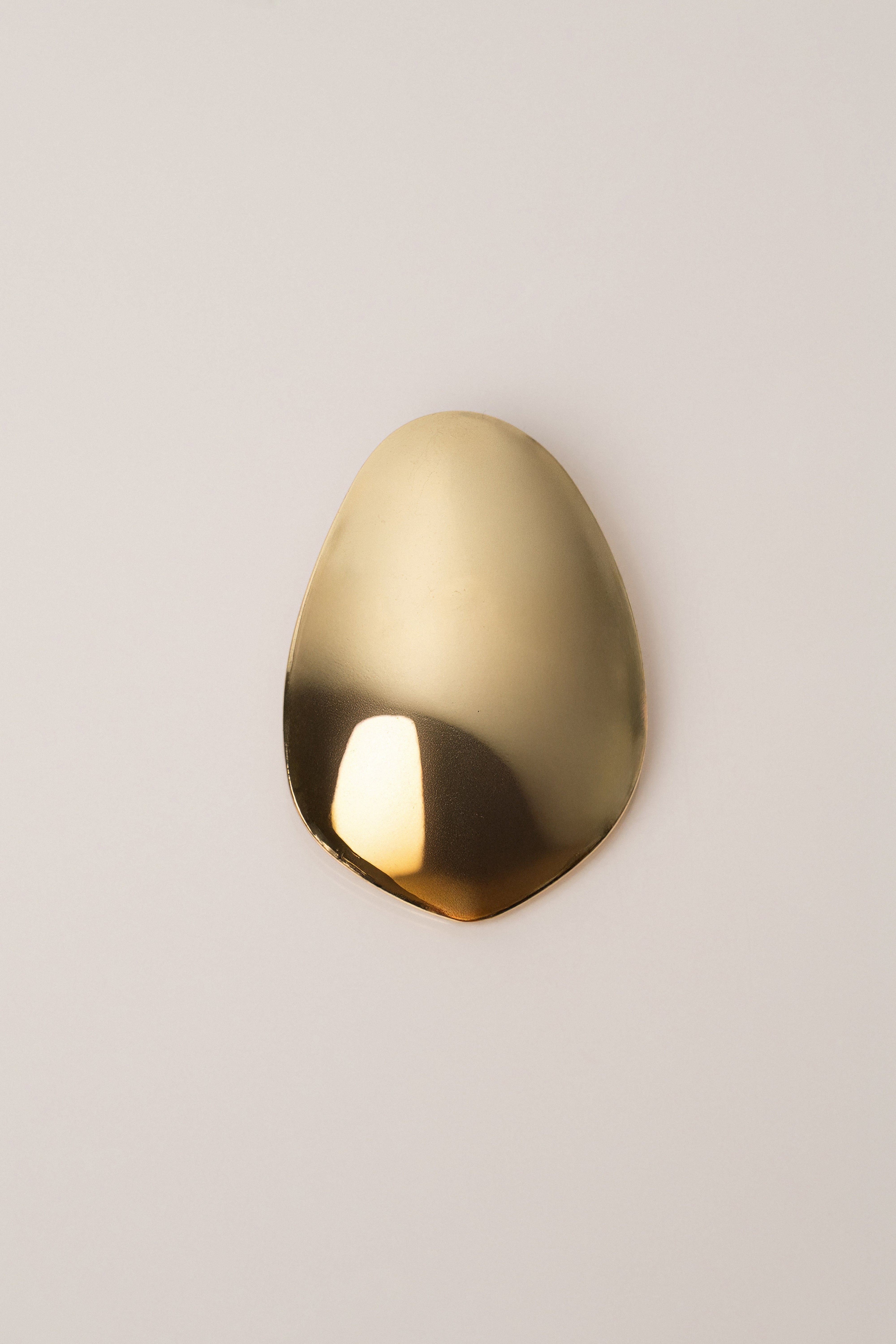 Gold Oval Brooch