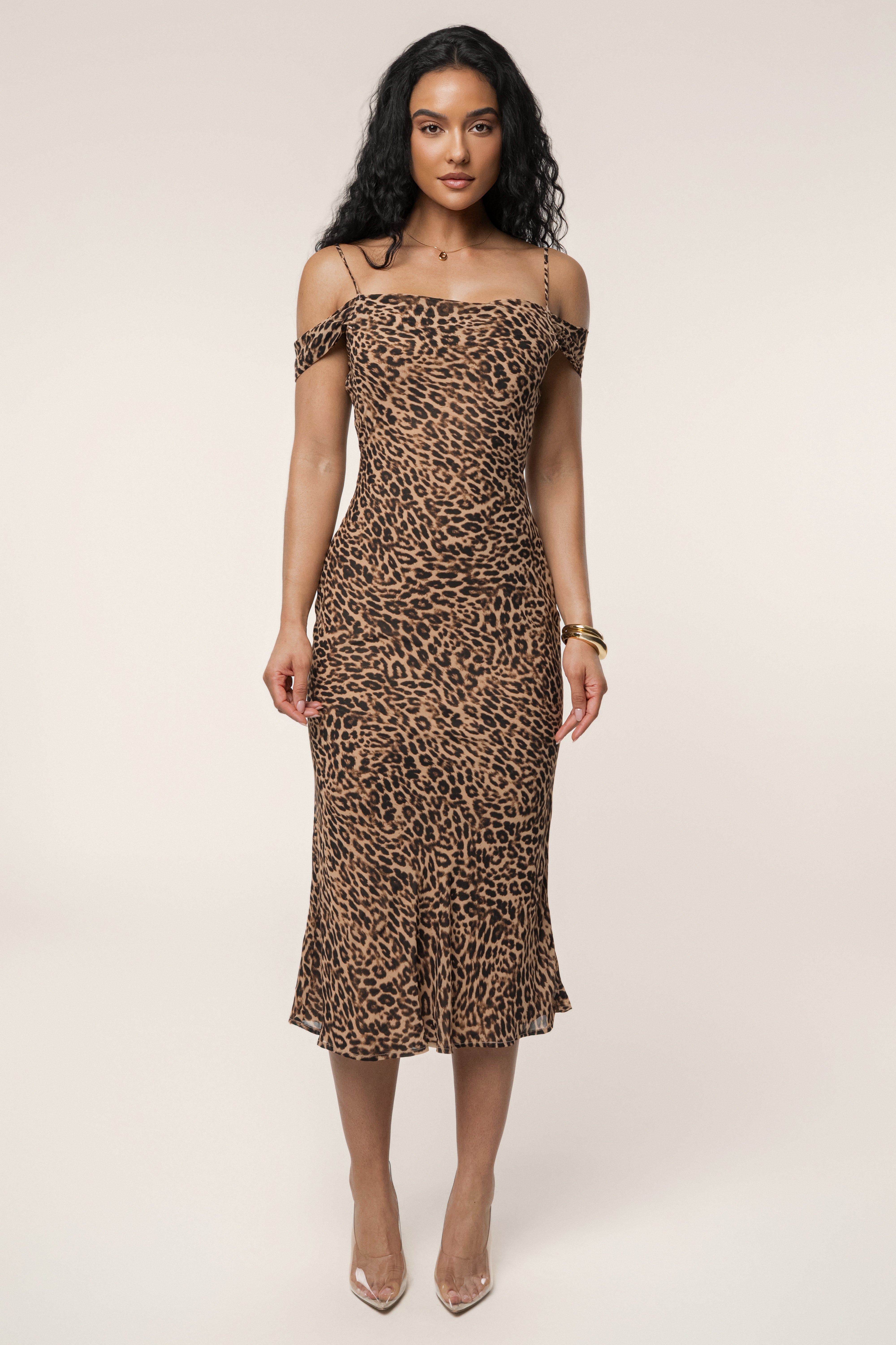 Leopard Print Hera Maxi Dress