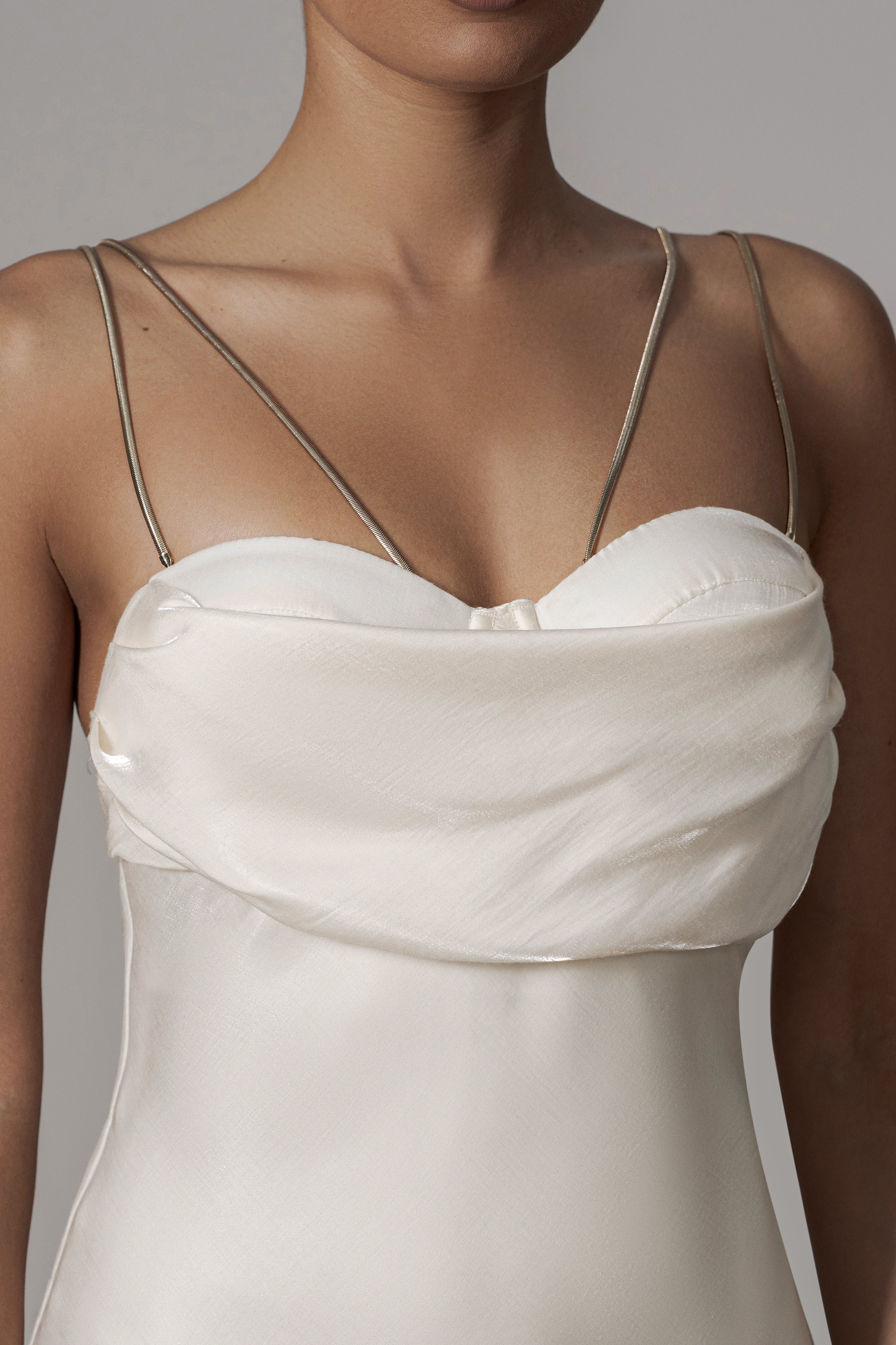 White Iridescent Visions Of You Dress