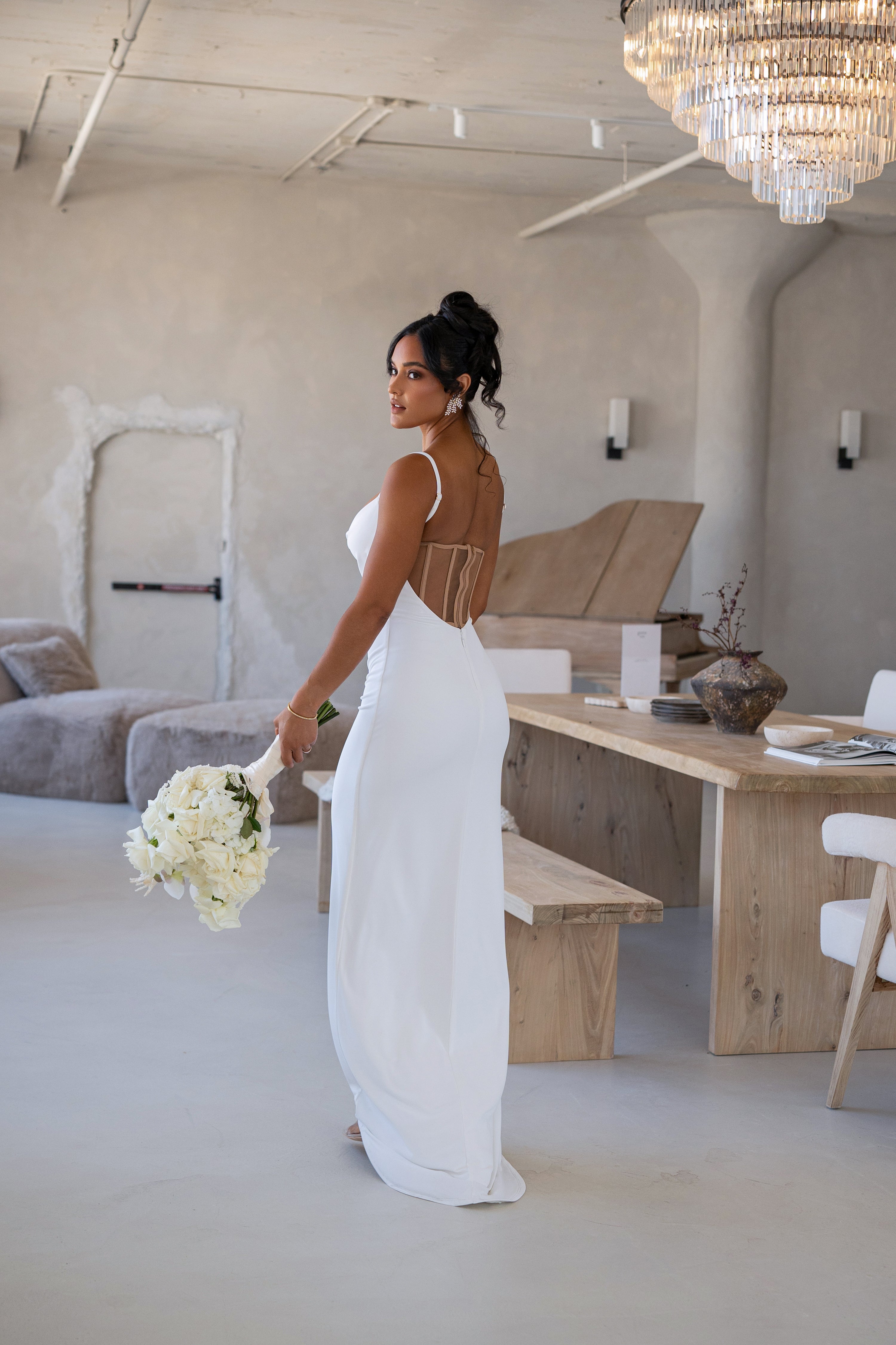 Ivory Until Forever Maxi Dress