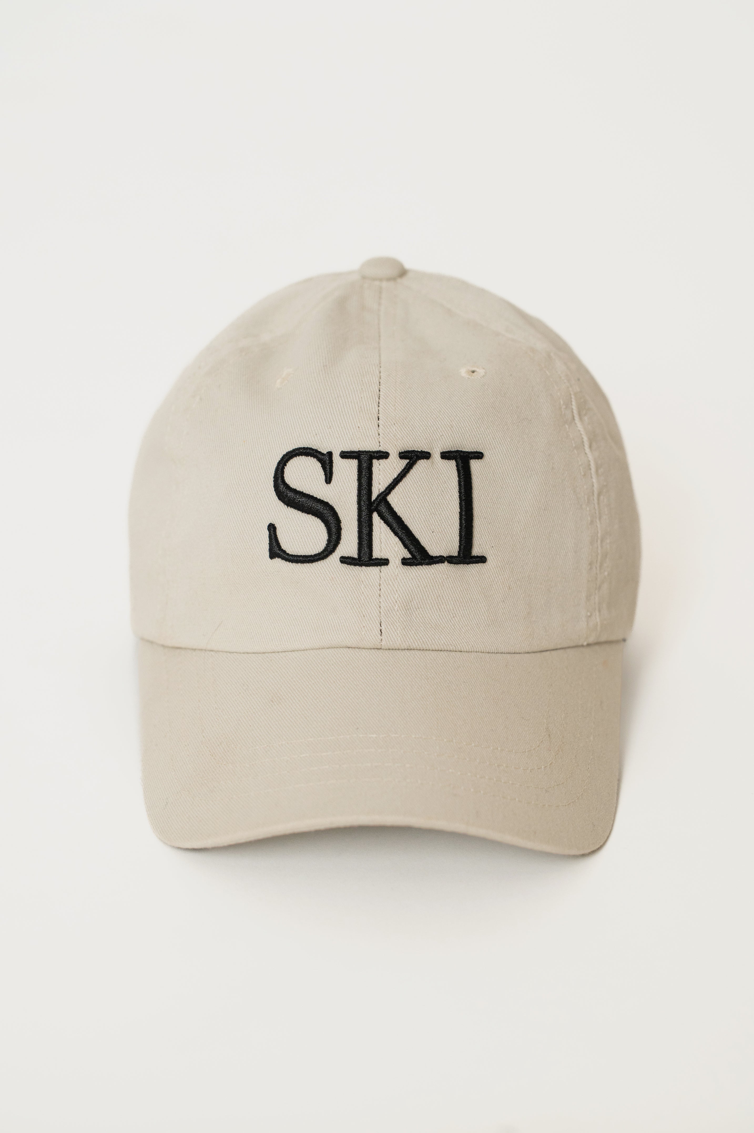Ivory Limited Edition SKI Logo Hat