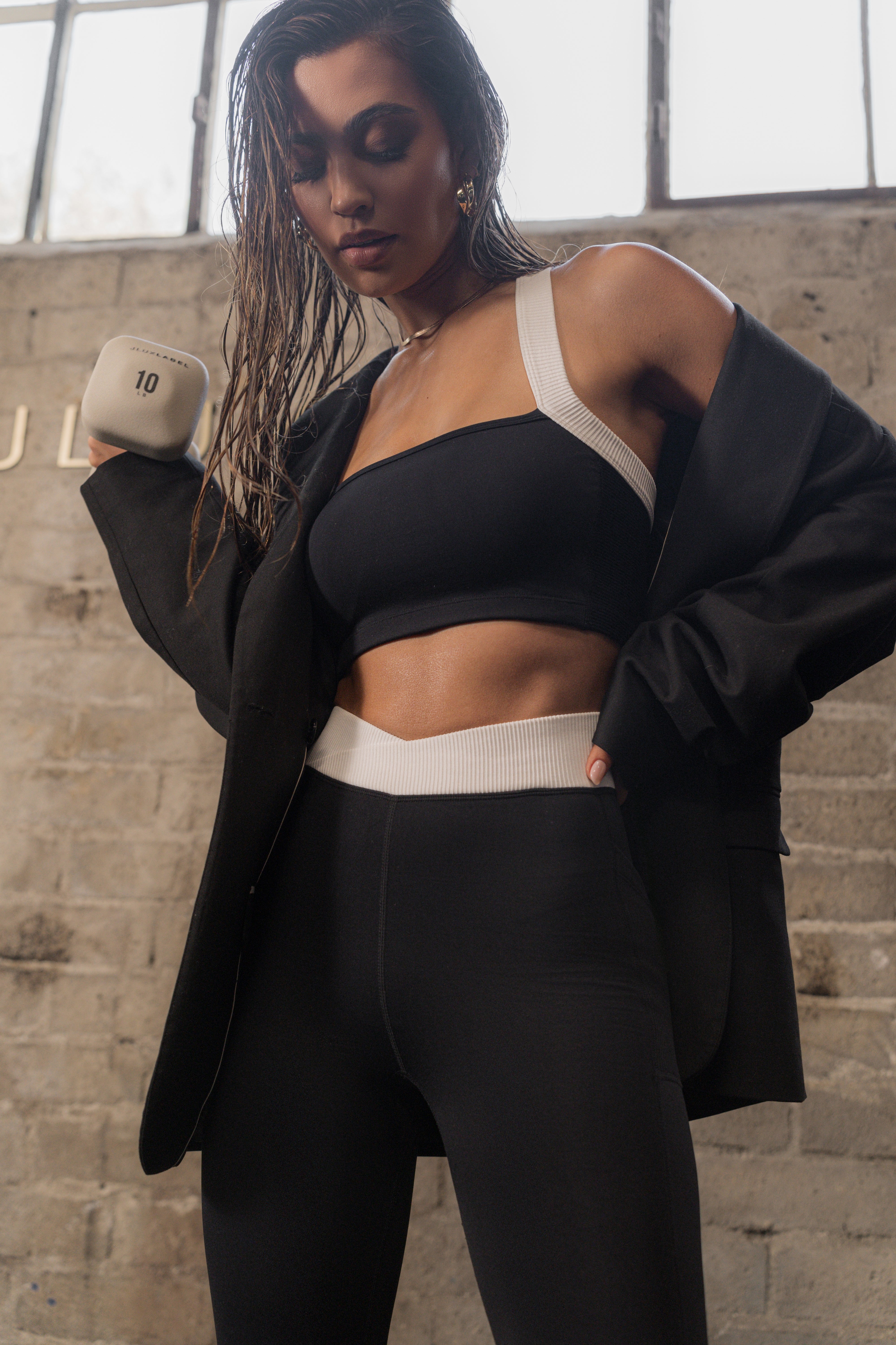Black/White Inspire Movement Leggings