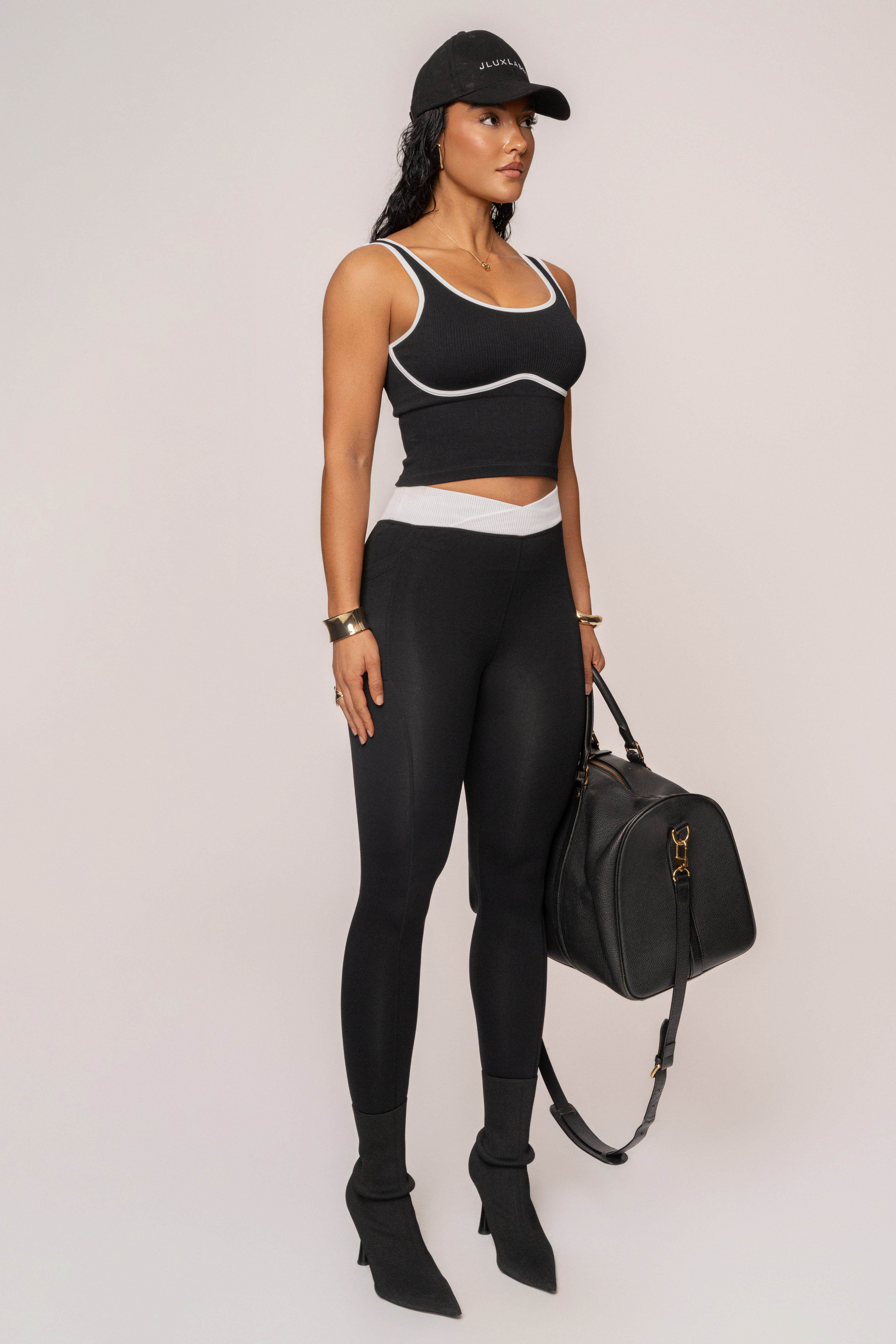 Black/White Inspire Movement Leggings