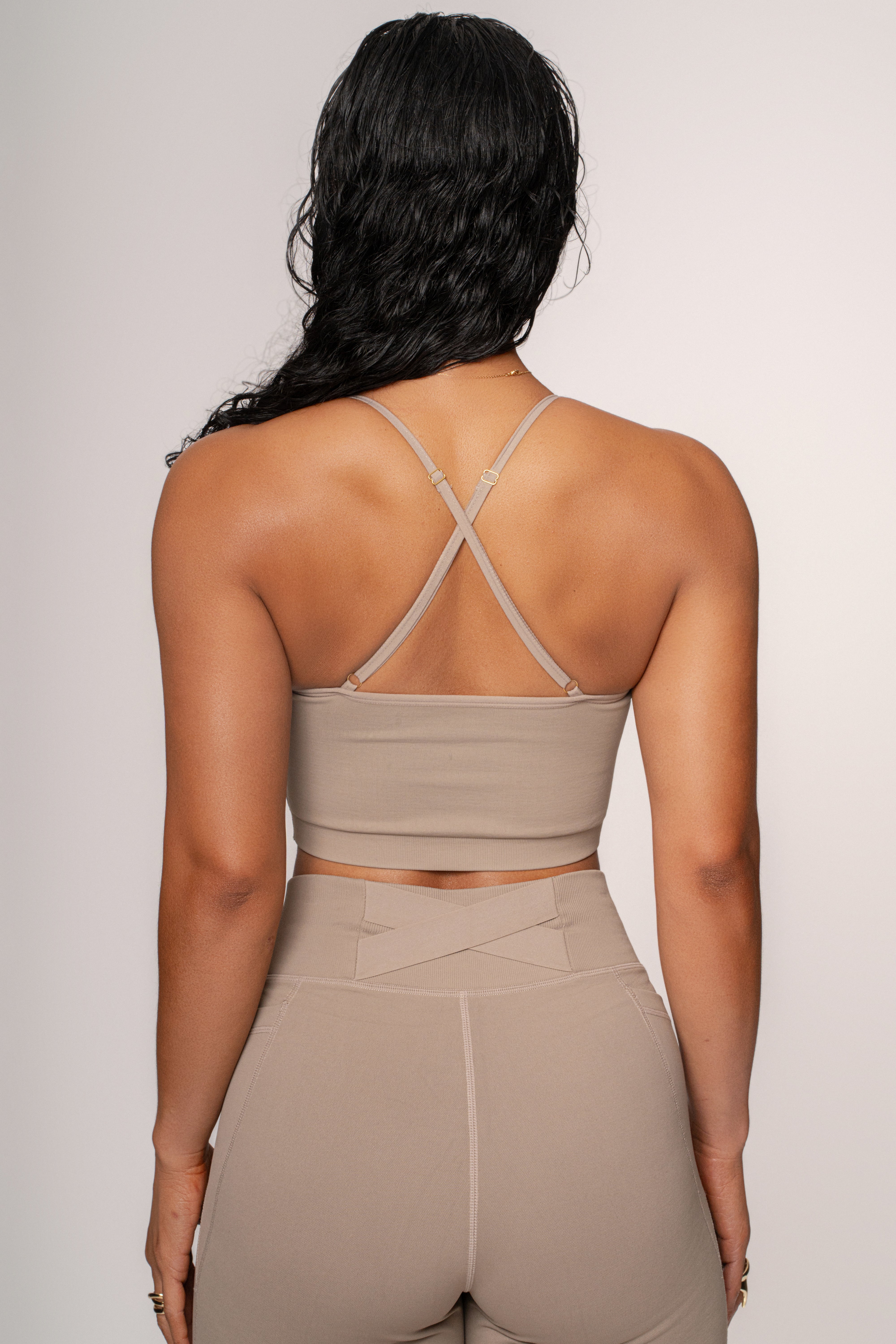 Beige On The Move Biker Short