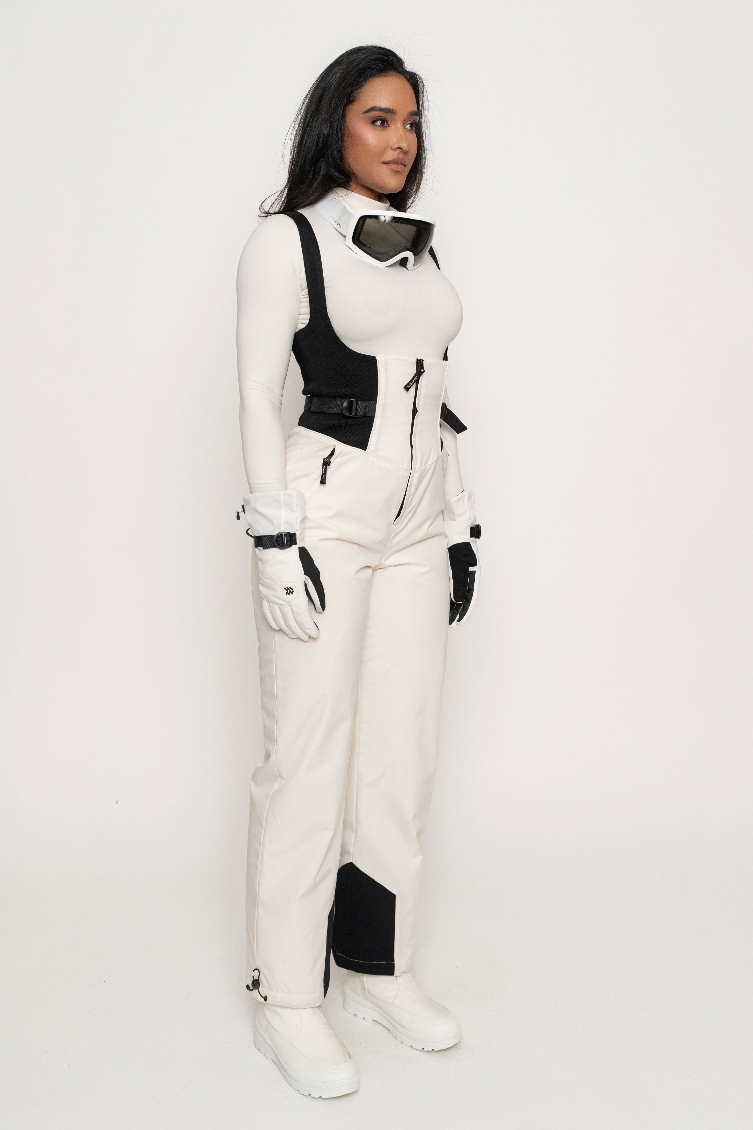 Ivory/Black Highland Jumpsuit