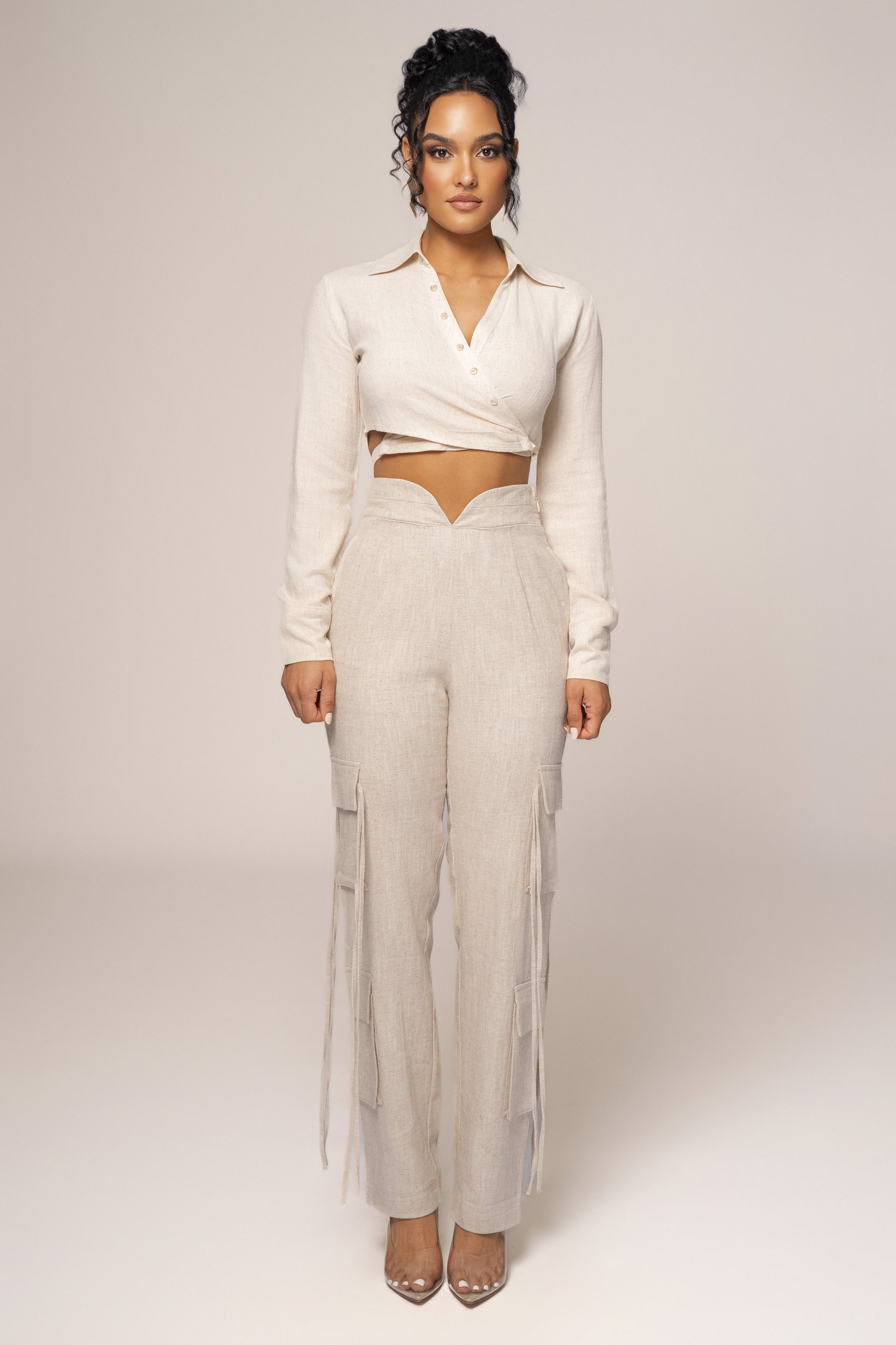 Natural Better Half Linen Utility Pants