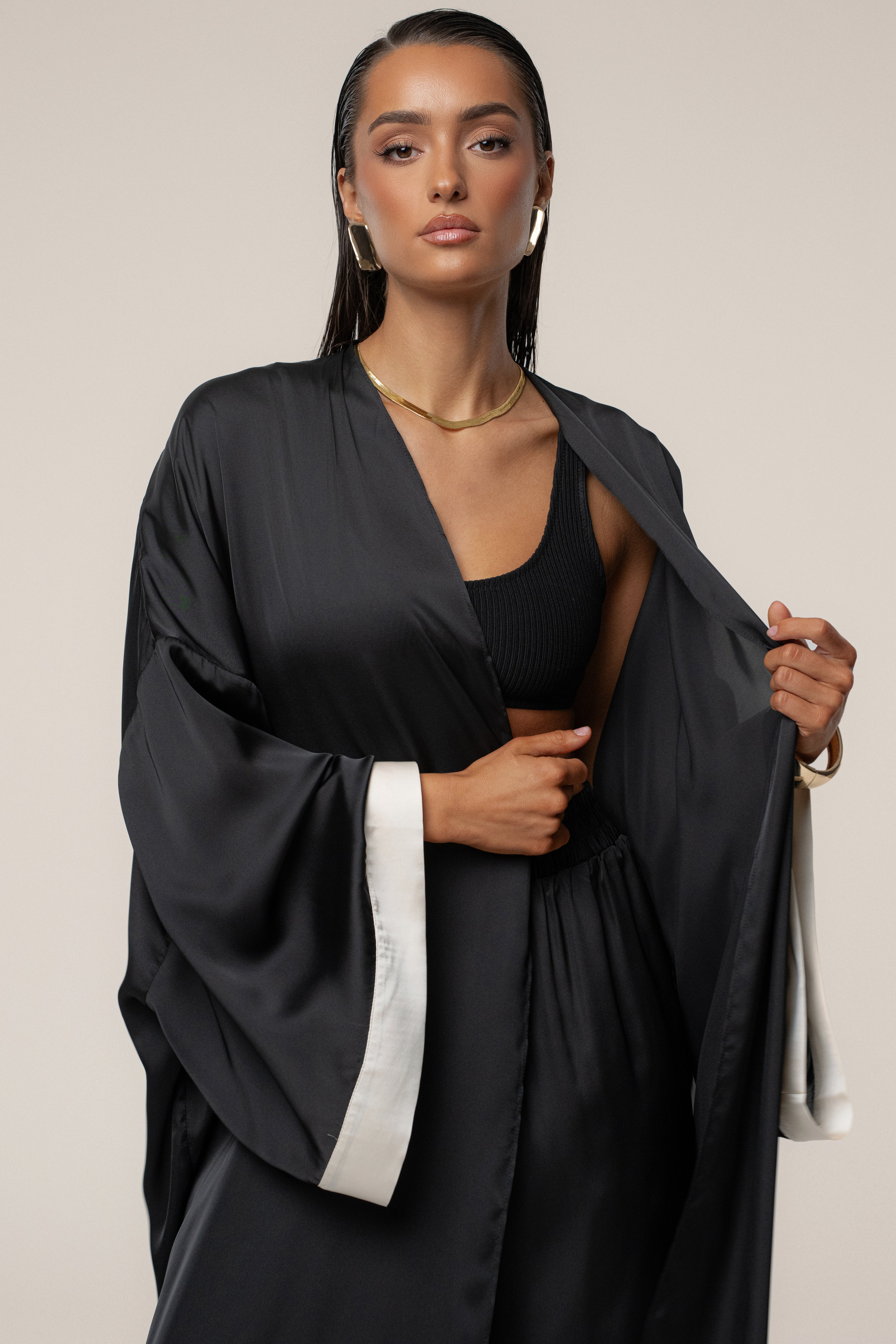 Black Nola Maxi Duster