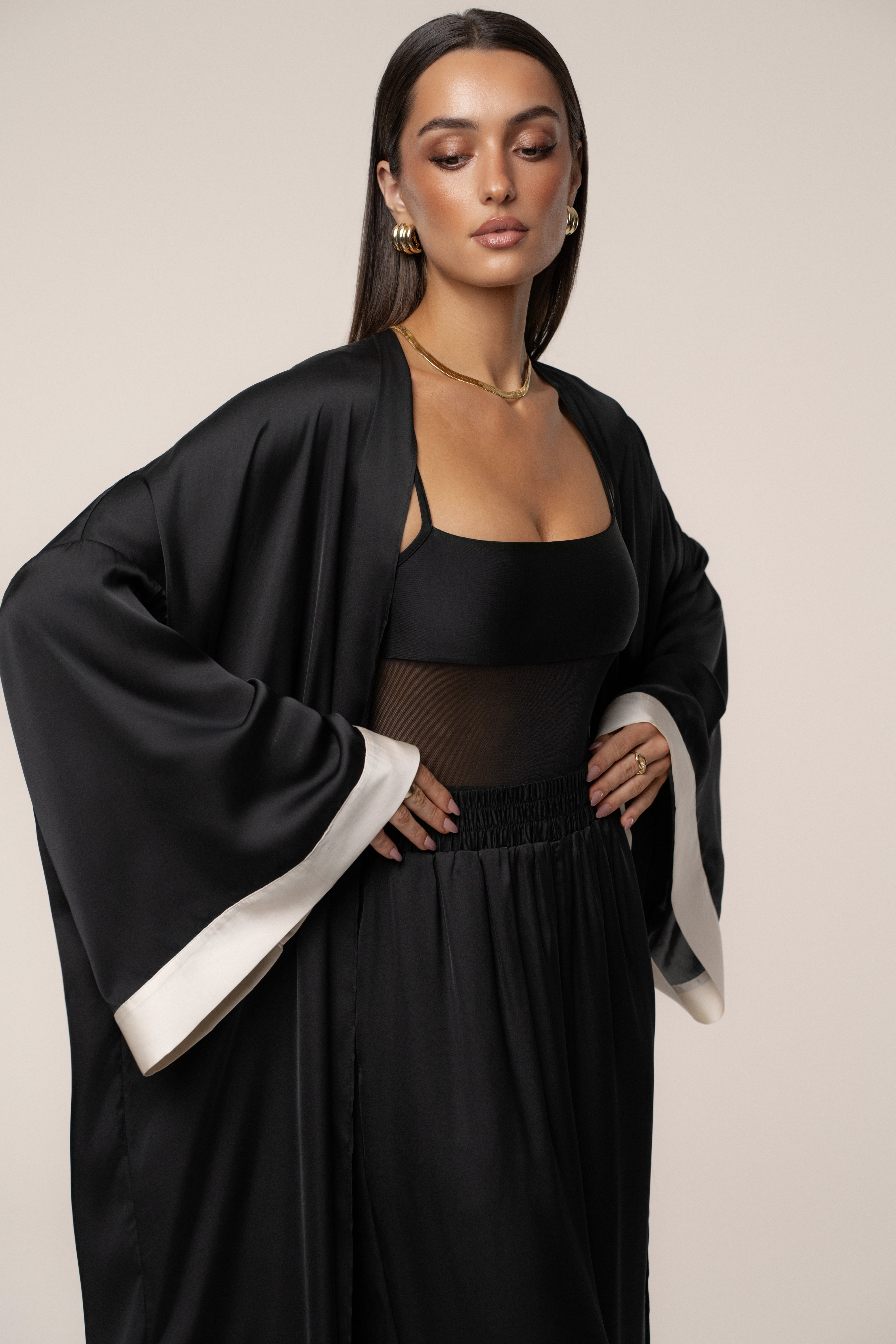 Black Nola Maxi Duster