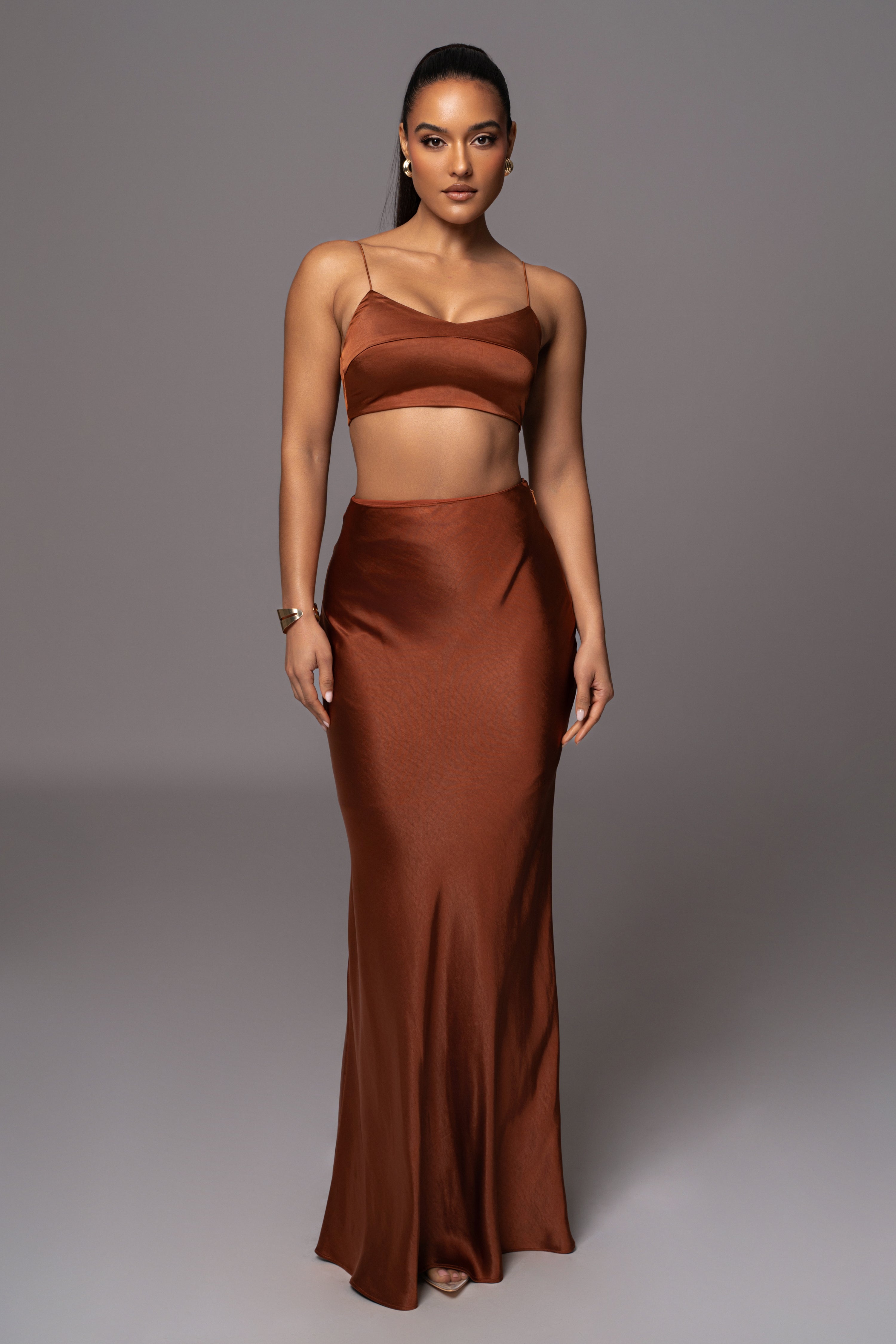 Copper Isella 2-Piece Skirt Set
