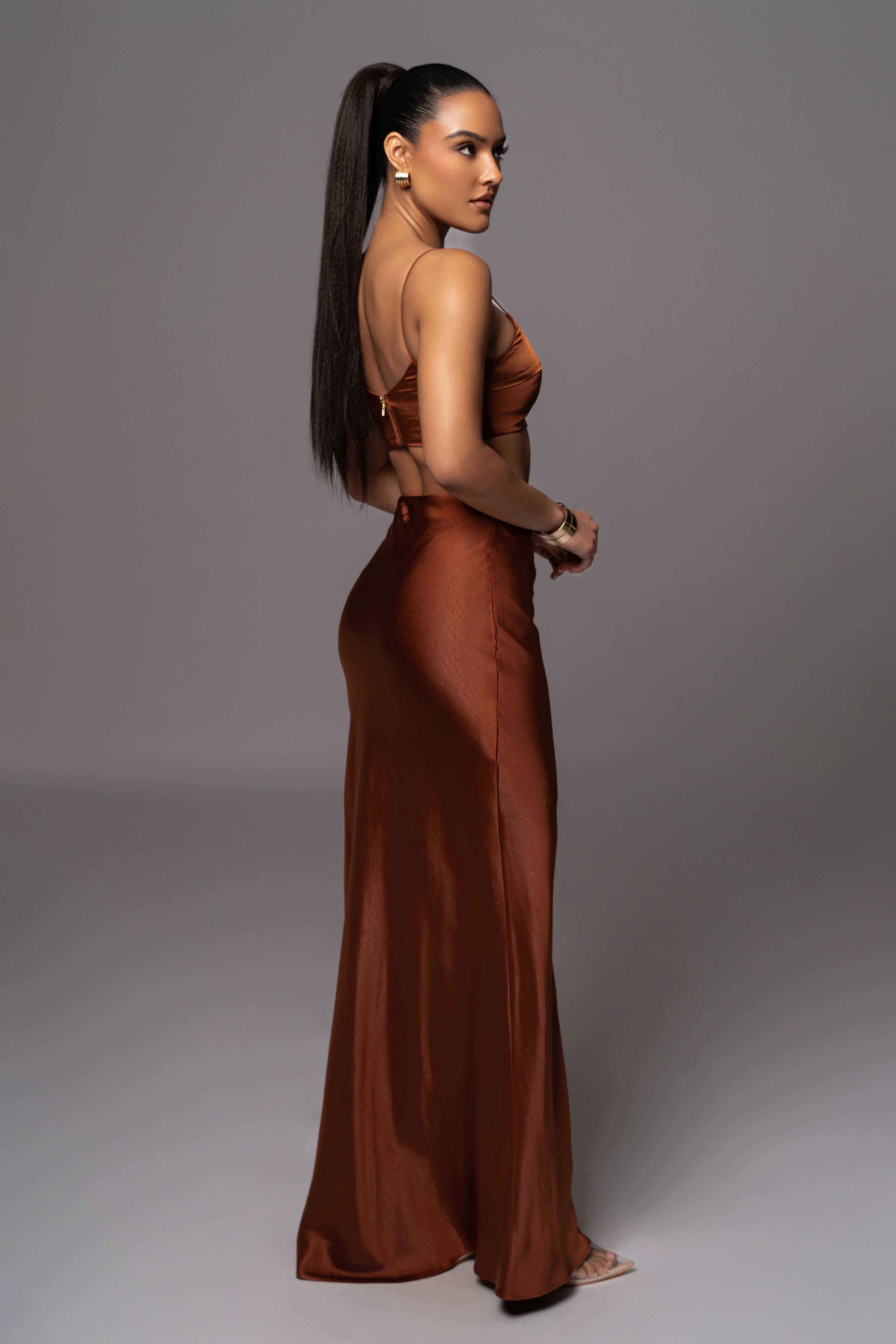 Copper Isella 2-Piece Skirt Set