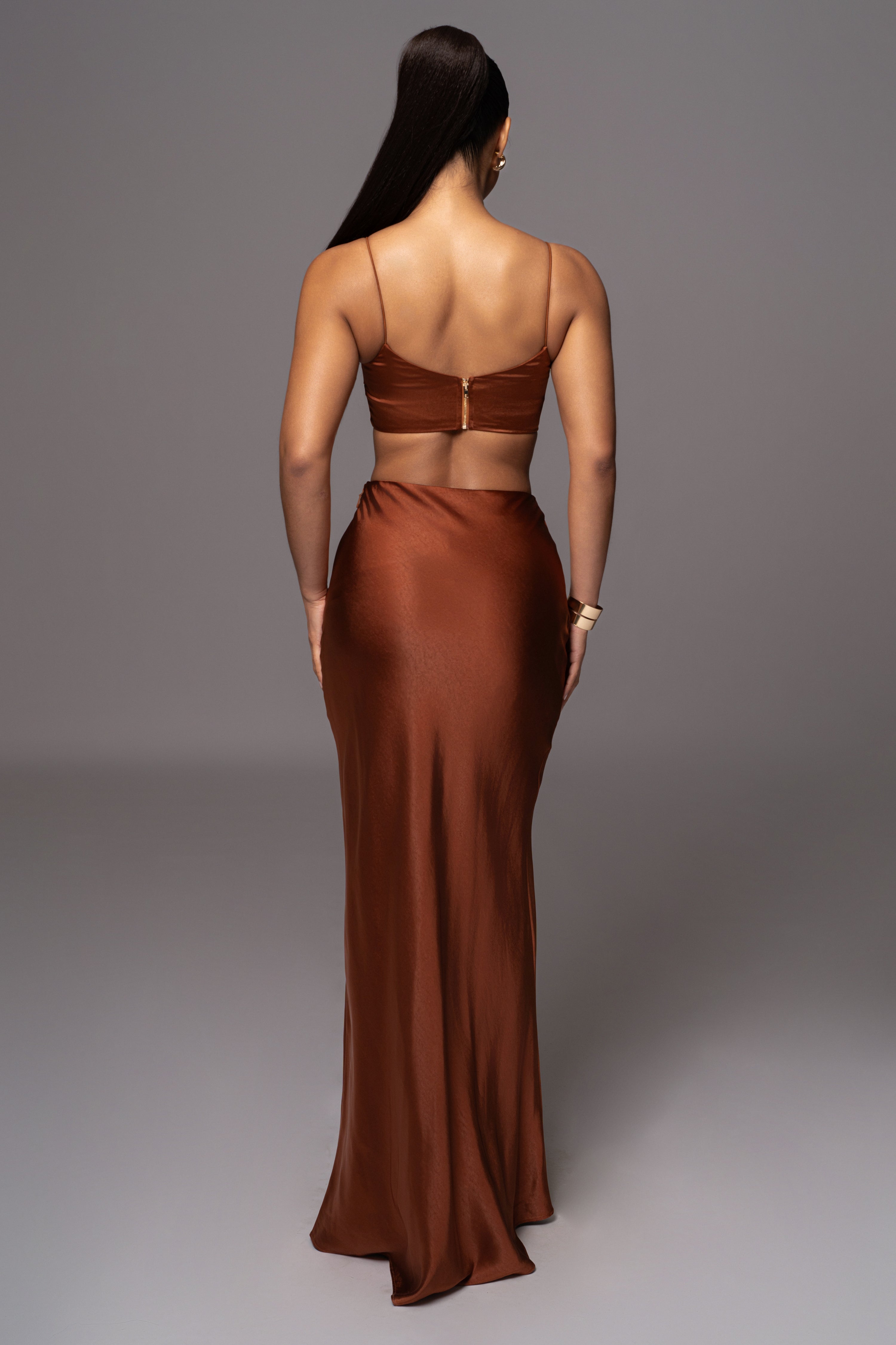 Copper Isella 2-Piece Skirt Set