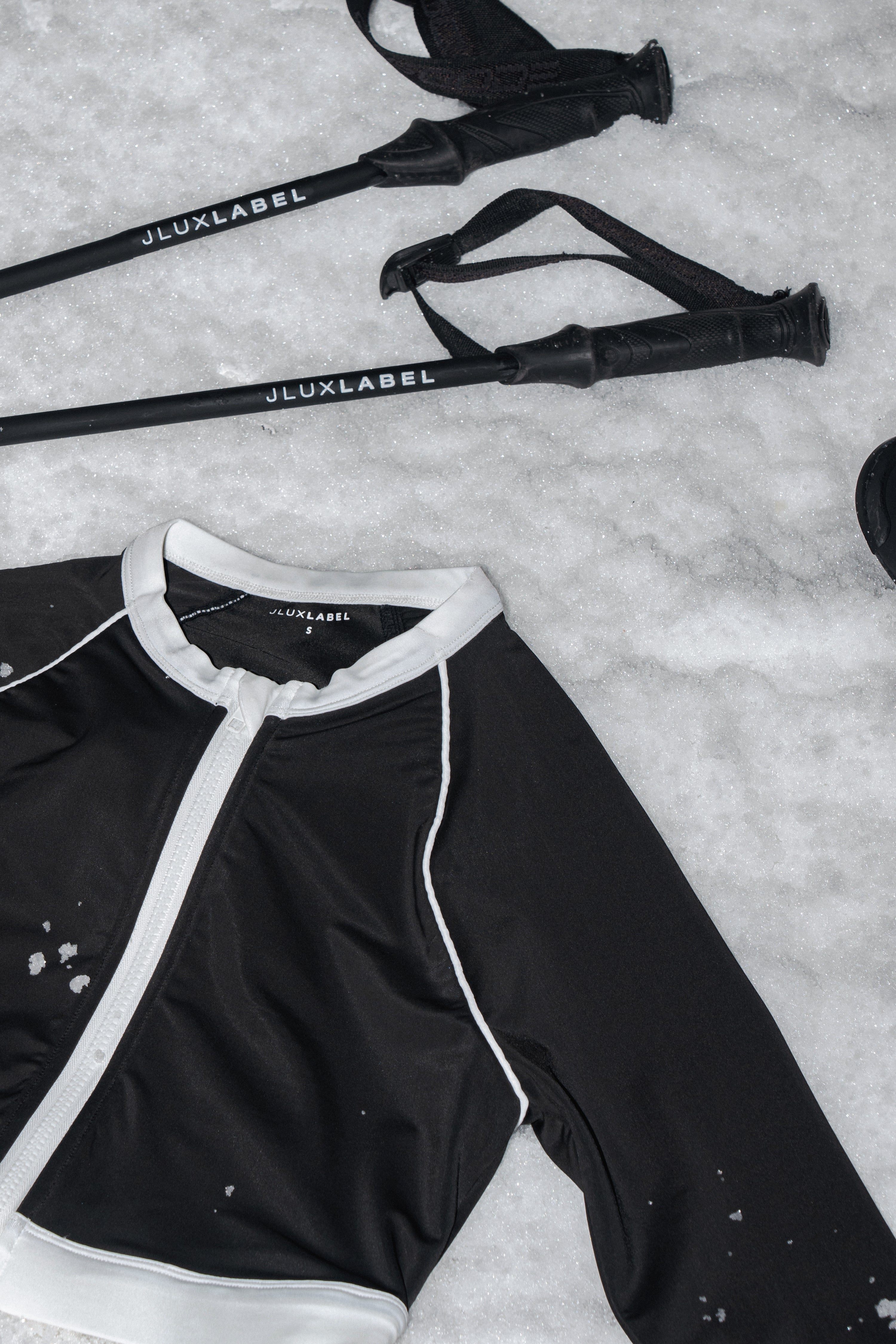 Black/White Contrast Bikini Set